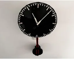 Wall Mounted Clock - weight drive with automatic rewind