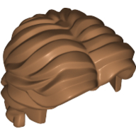 Lego Hair Short Wavy with Center Part / Medium Nougat