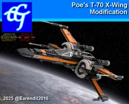 Poe's T-70 Starfighter Mod