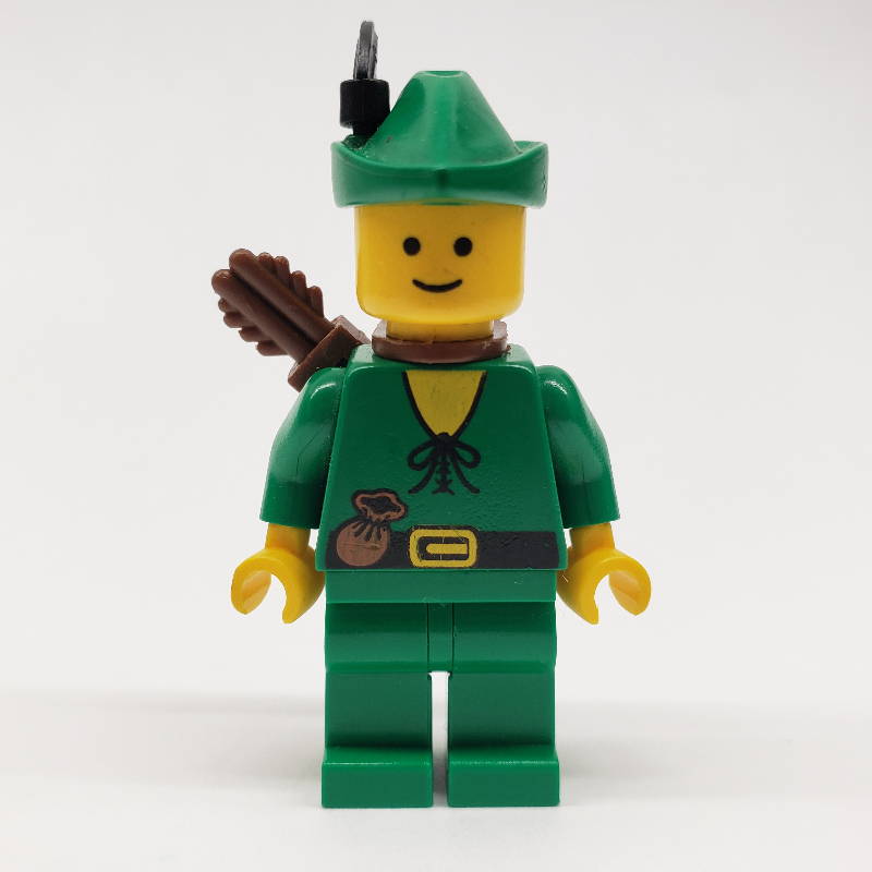 Lego Forestman Archer (Forestmen) - Yellow, Black Plume