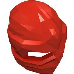 Wrap with Forehead Ridge / Red