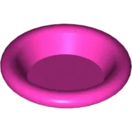 Equipment Dish / Plate / Bowl 3 x 3 [Plain] / Dark Pink