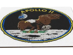 Apollo 11 Patch Mosaic