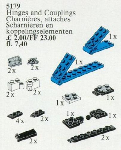 Lego Hinges and Couplings
