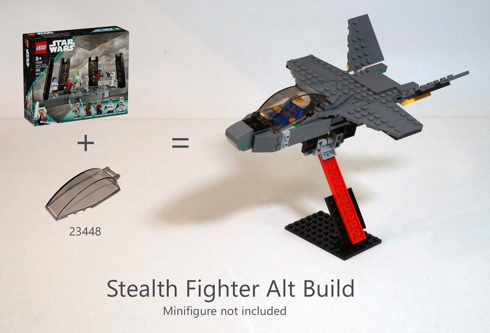 LEGO Stealth Fighter (ALT Build) – from Set 75385: Ahsoka Tano’s Duel on Peridea
