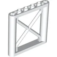 Support 1 x 6 x 5 Girder Rectangular / White