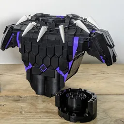 Lego Black Panther Bust Moc (CHEST ONLY)