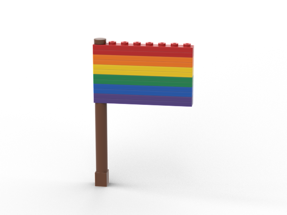 Lego Gay pride flag