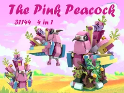 The Pink Peacock (31144 alternative build)