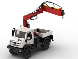 PNEUMATIC KNUCKLE BOOM CRANE MODULE FOR UNIMOG U5023