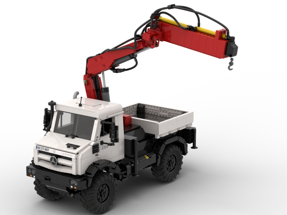 Lego PNEUMATIC KNUCKLE BOOM CRANE MODULE FOR UNIMOG U5023
