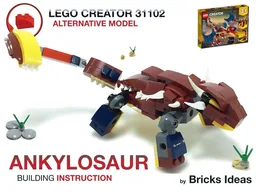 Ankylosaur Dinosaur MOC - Lego Creator 31102
