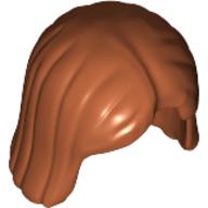 Lego Hair Center Parting / Dark Orange