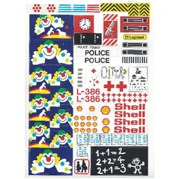 Sticker Sheet 1 for Idea Book 6000, Legoland / [No Color/Any Color]