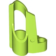 Technic Panel Fairing # 5 Small Short, Large Hole, Side A / Lime