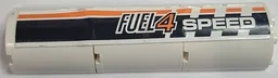 Stickered Assembly 4 x 2 x 12 with 'Fuel 4 Speed' Pattern Model Left Side (Sticker) - Set 8147