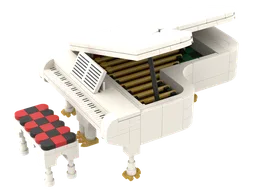 Grand piano white