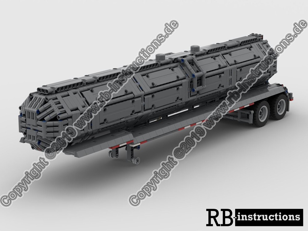 Lego Small Tank Trailer for 42078 Mack Anthem and C-Modell Mack Daycab