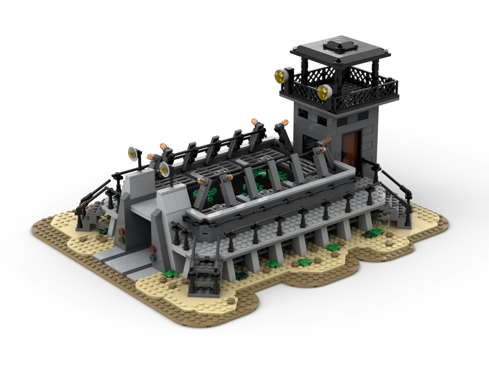 Lego Jurassic Park Raptor Enclosure