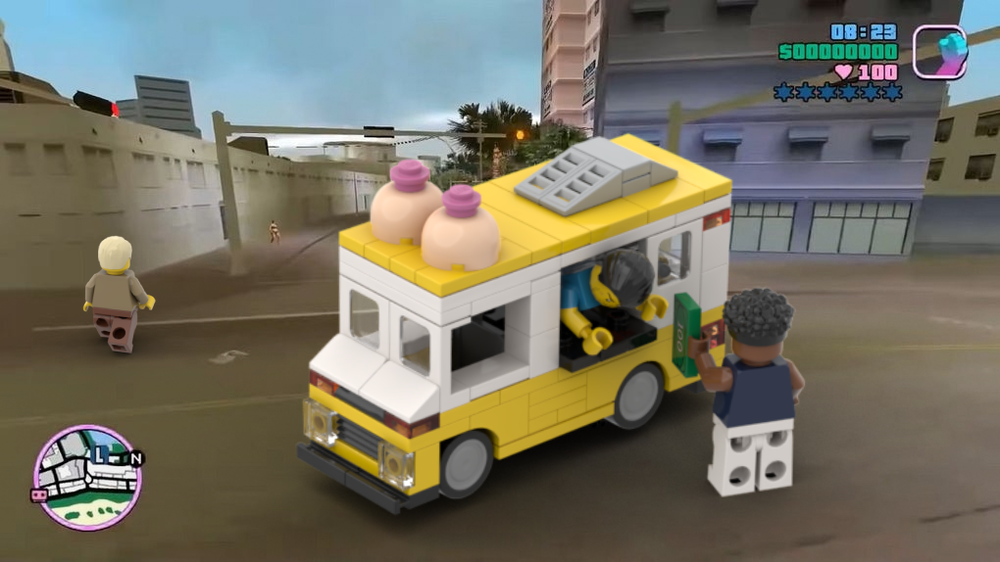 Lego Mr. Whoopee from GTA: Vice City