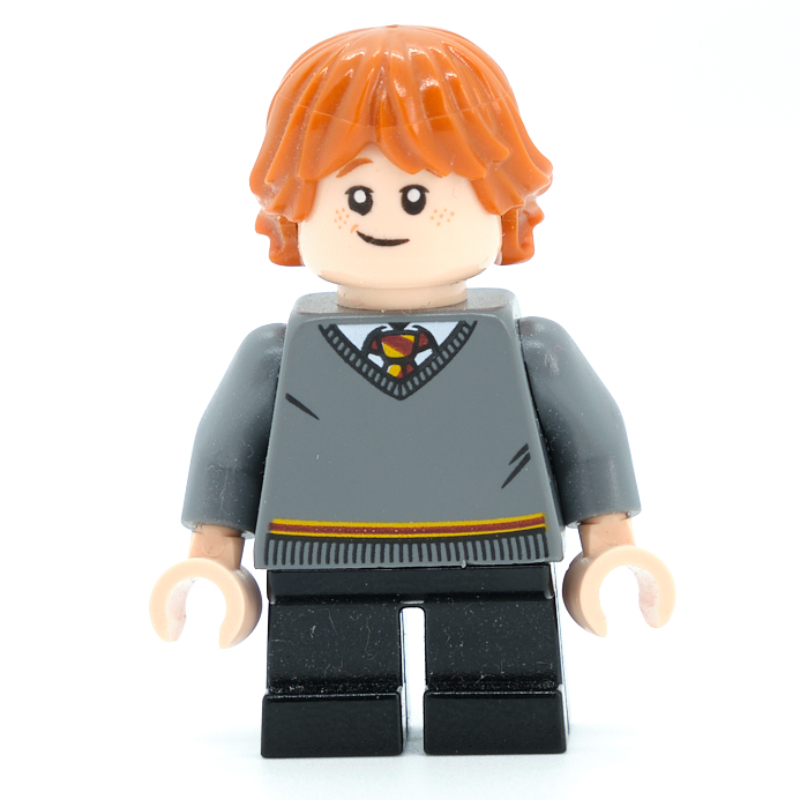 Lego Ron Weasley, Gryffindor Sweater, Short Legs