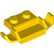 Lego Grille / Spoiler with 1 x 2 Plate, 2 x 2 Anti-studs (Racers Car) / Yellow