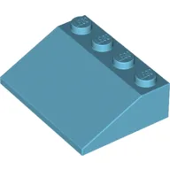Brick Sloped 33° 3 x 4 / Medium Azure
