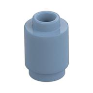 Lego Brick Round 1 x 1 Open Stud / Sand Blue
