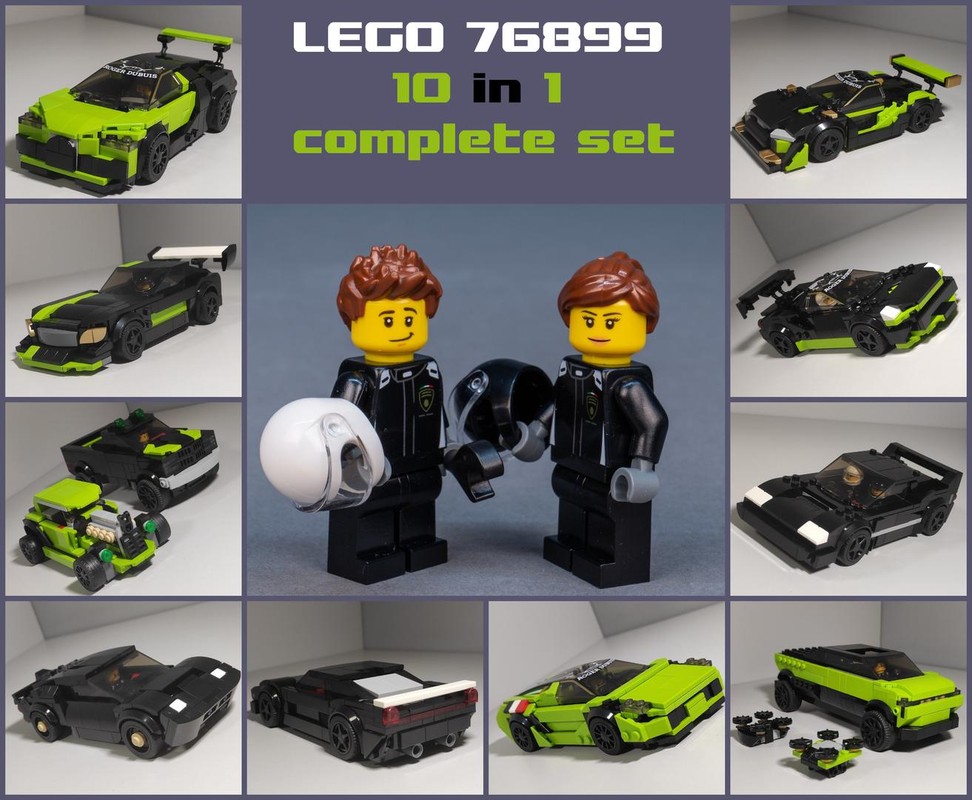 Lego 76899 10 in 1 complete set