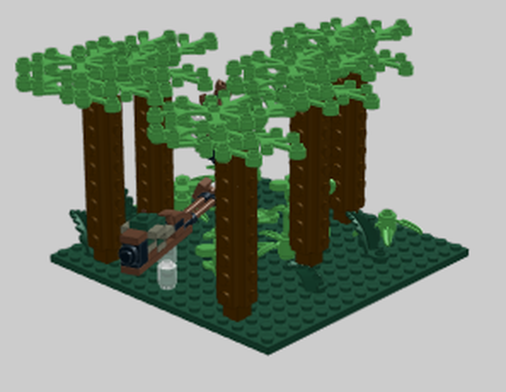 Lego Speeder chase on Endor