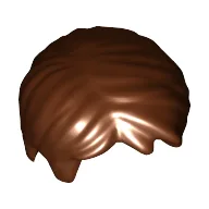 Hair Short, Tousled with Side Part / Reddish Brown