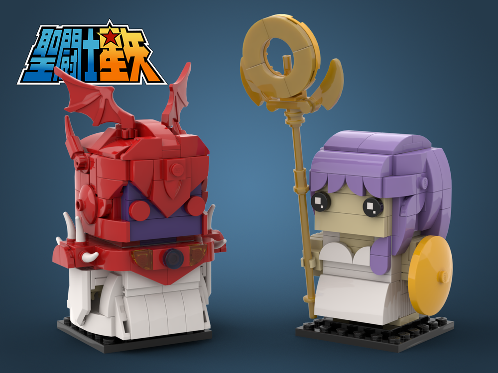 Lego Saori + Grand Pope (Saint Seiya)