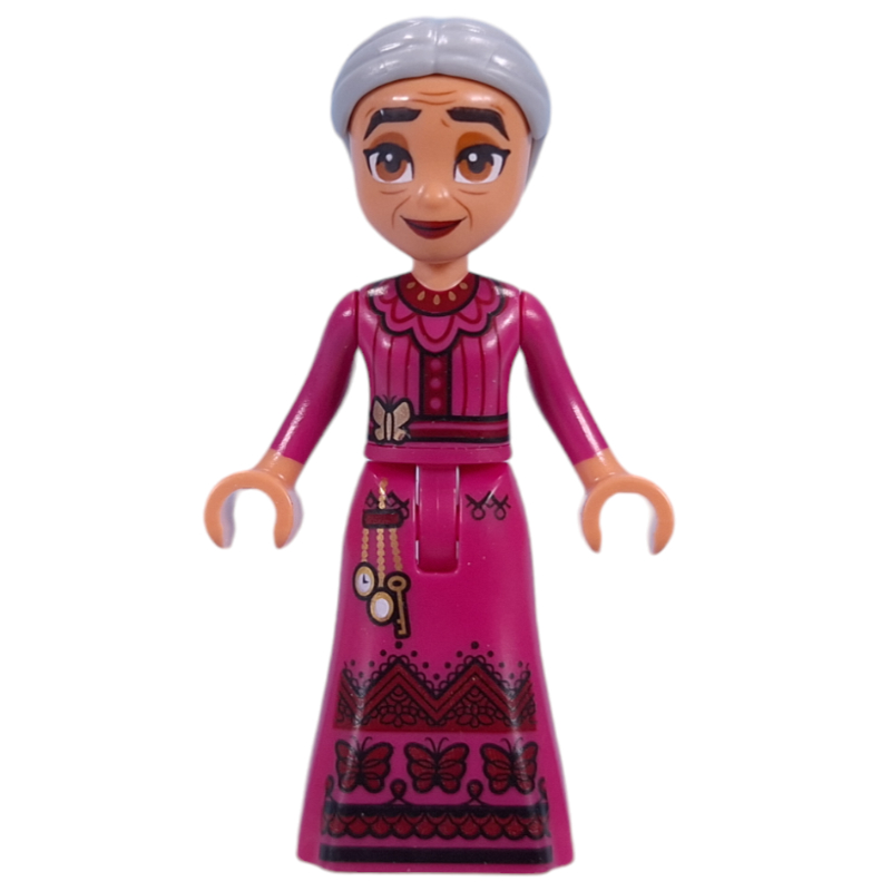 Lego Alma 'Abuela' - Light Bluish Gray Hair