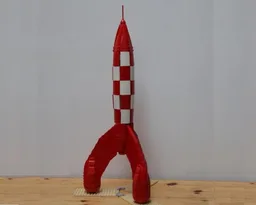 Tintin's moon rocket - 1:110 scale