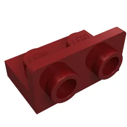Bracket 1 x 2 - 1 x 2 Inverted / Dark Red