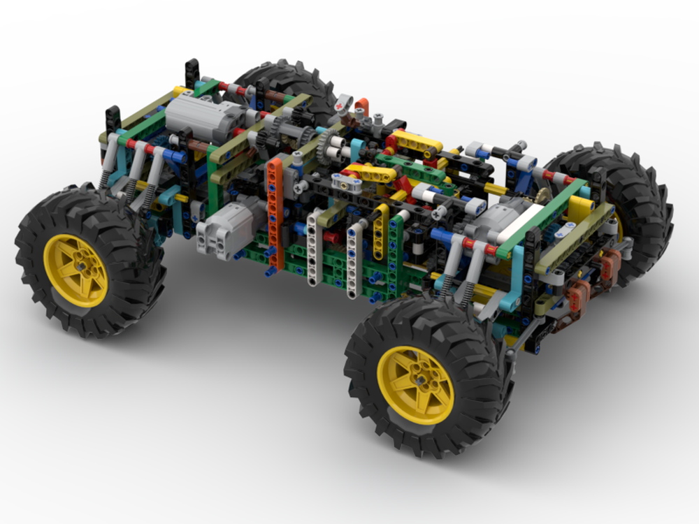 Lego RC 4 Speed All Wheel Drive/Steering Car