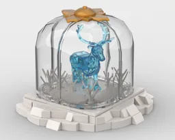 Caribou Snow Globe