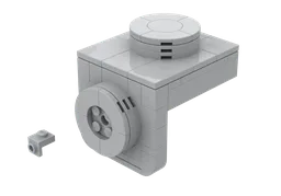 Upscaled 1x1 Downwards Facing Bracket