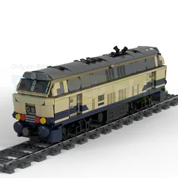 8W Baureihe 218 in ozeanblau/elfenbein (Darkblue/Tan)