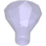 Rock 1 x 1 Jewel / Gem 24 Facet / Trans-Purple
