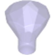 Lego Rock 1 x 1 Jewel / Gem 24 Facet / Trans-Purple
