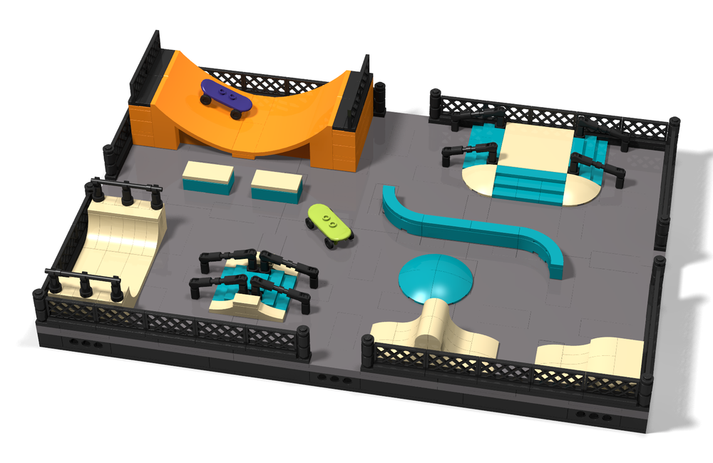 Lego CIty Skate Park on MILS