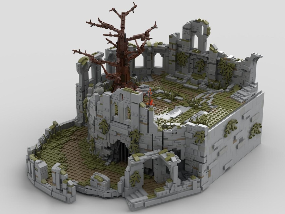 Lego Firelink Shrine Bonfire