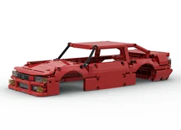 BMW E36 RED car body