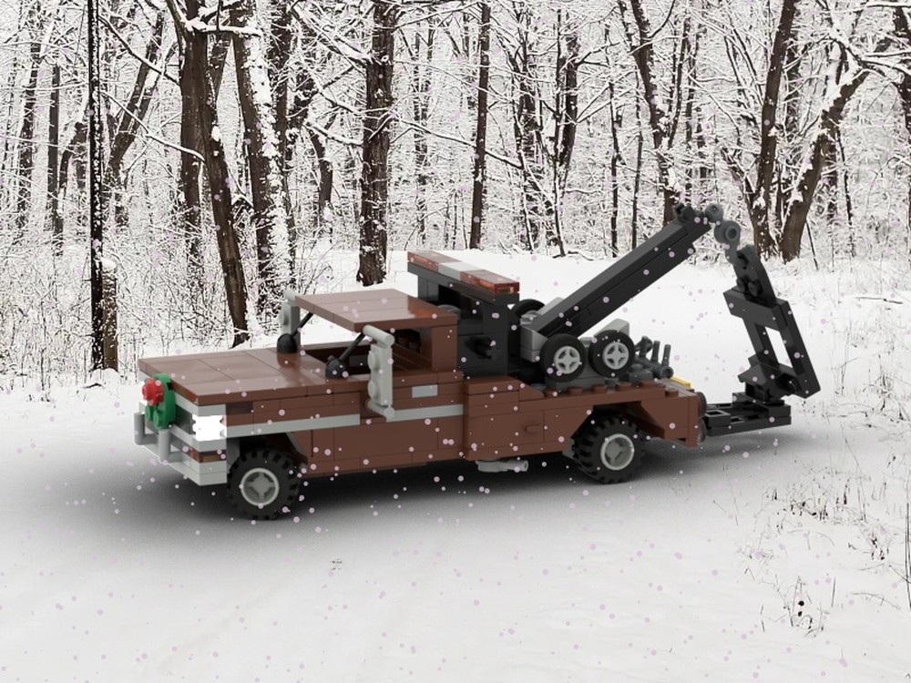 Lego 1972 Ford F-350 and Holmes 440 Christmas Edition