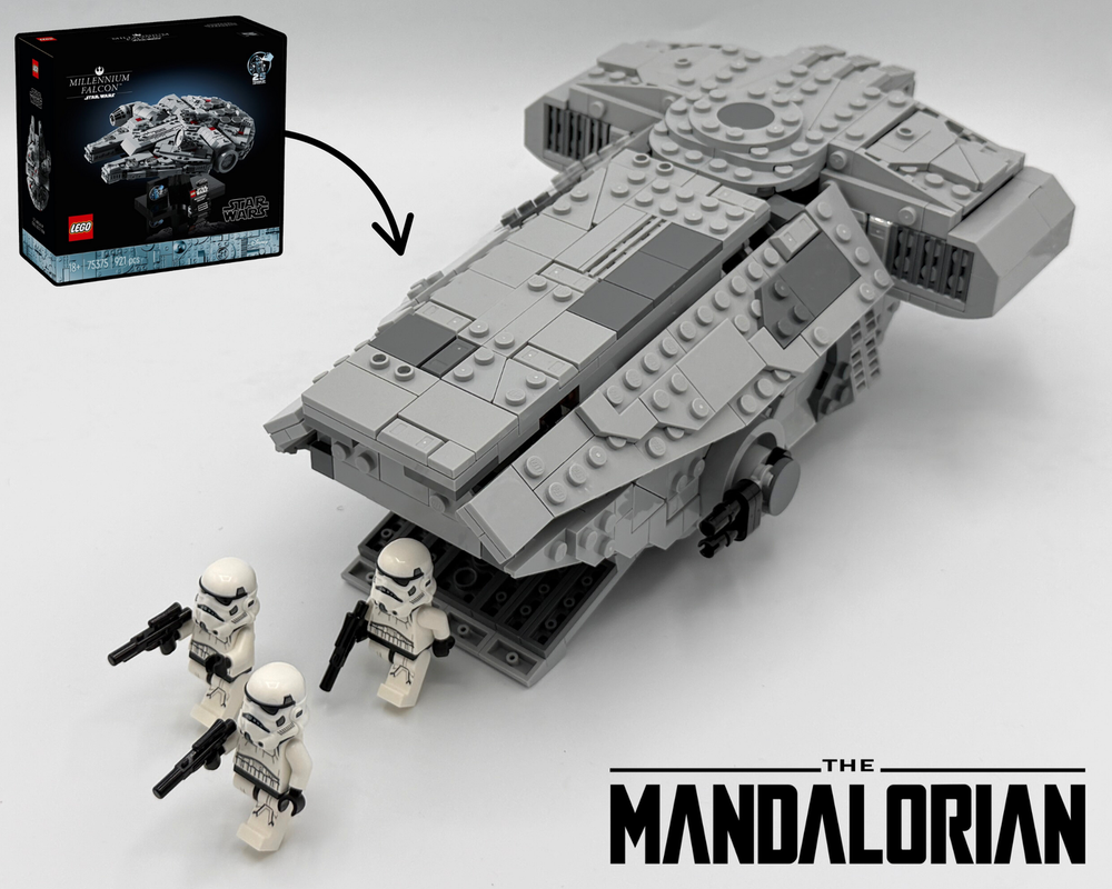 Lego Imperial Dropship from The Mandalorian (75375 Alternate Model)