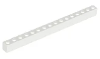 Brick 1 x 16 / White