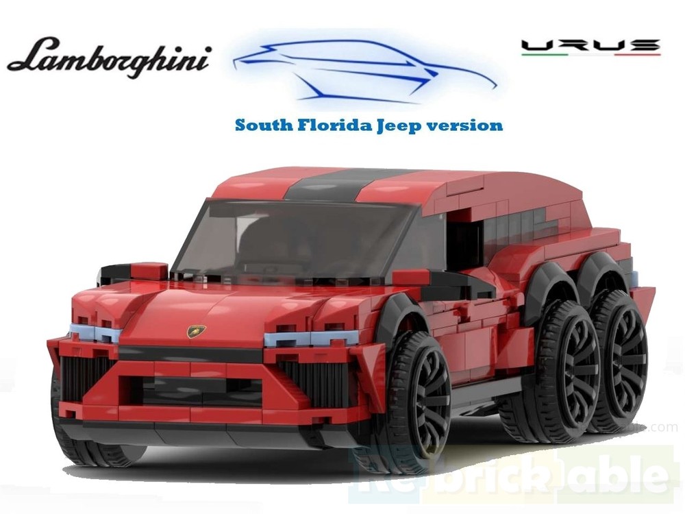 Lego LAMBORGHINI URUS - 6 routes - South Florida version