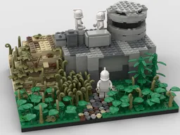 SW clone jungle base bunker