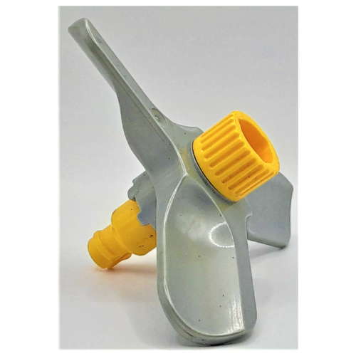 Lego Duplo Toolo Propeller Small with Yellow Center Screw / Pearl Light Gray